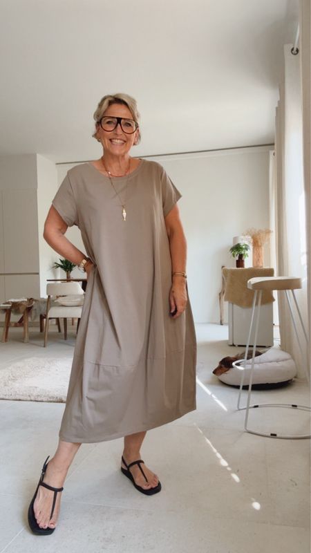 June taupe ballonkleed