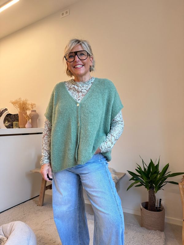 Nora appelblauw zeegroen Nora appelblauw zeegroen