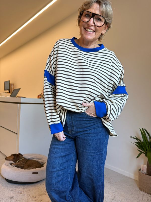 Melli bruin blauw Melli bruin blauw