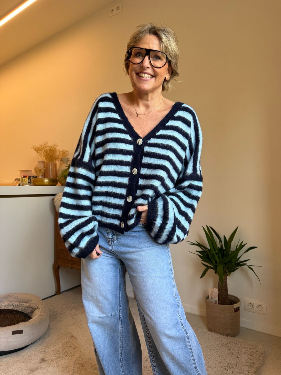 Babette blauw Babette blauw