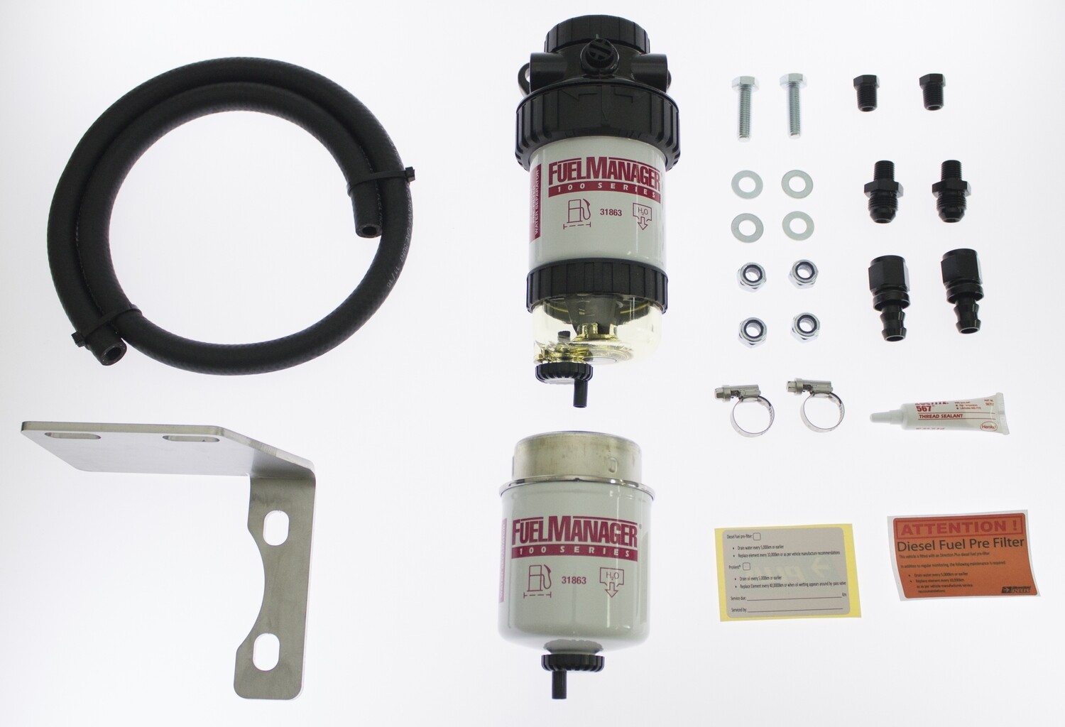 Diesel Pre Filter fuel System Kit To Suit Toyota Landcruiser 70 Series FM615DPK