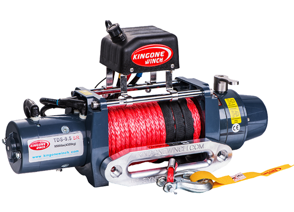 KINGONE WINCH 9500LB 12V HIGH SPEED AND SYNTHETIC ROPE IP67 RATING