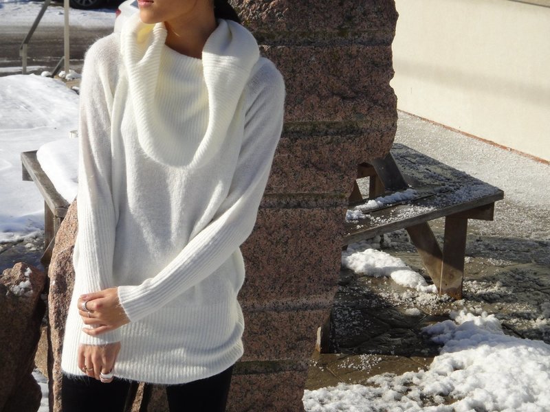 cowl neck knit