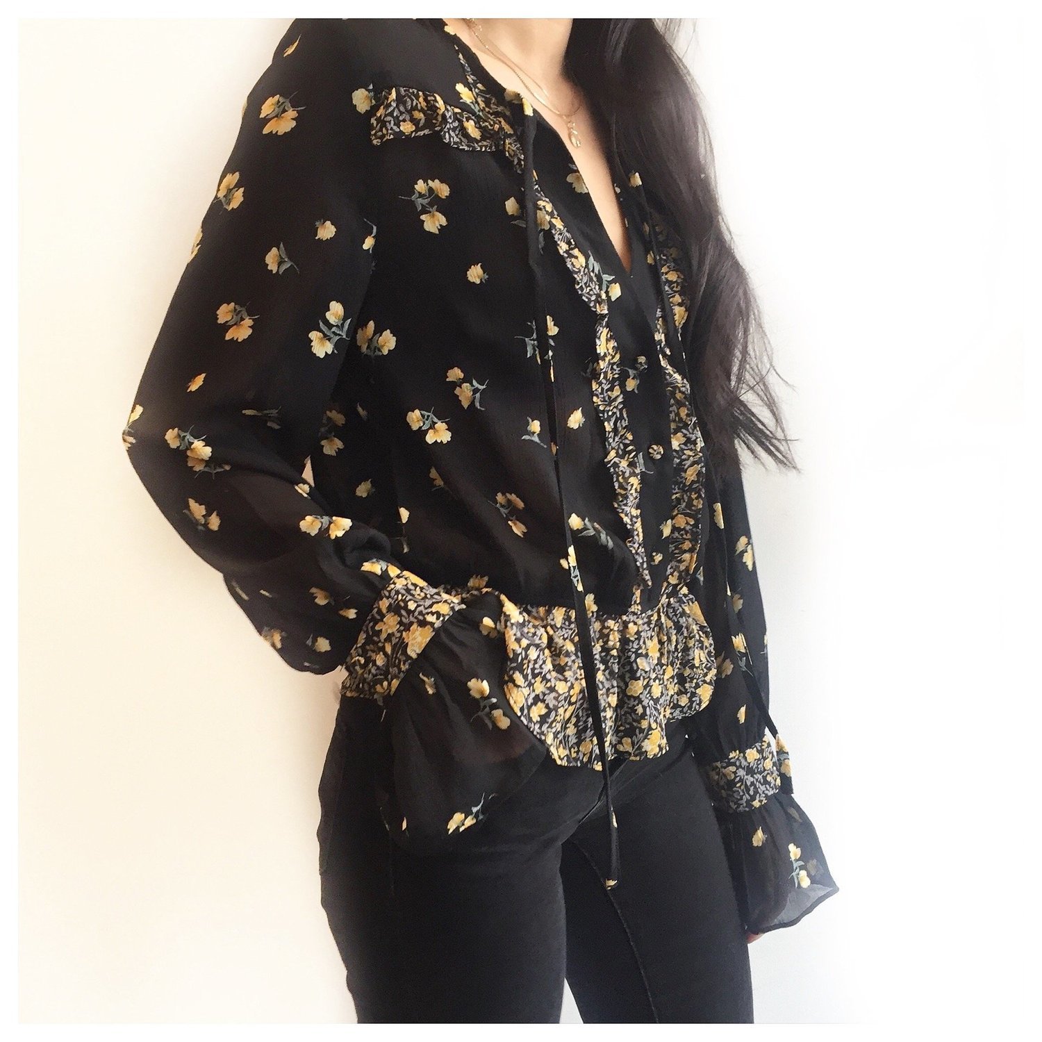 PRINTED BLOUSE