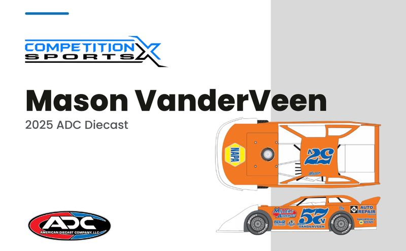 2025 Mason VanderVeen 1/64 Diecast - Pre-Order