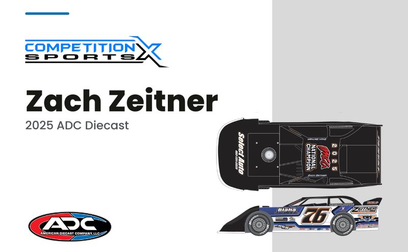 2025 Zach Zeitner 1/24 Diecast - Pre-Order