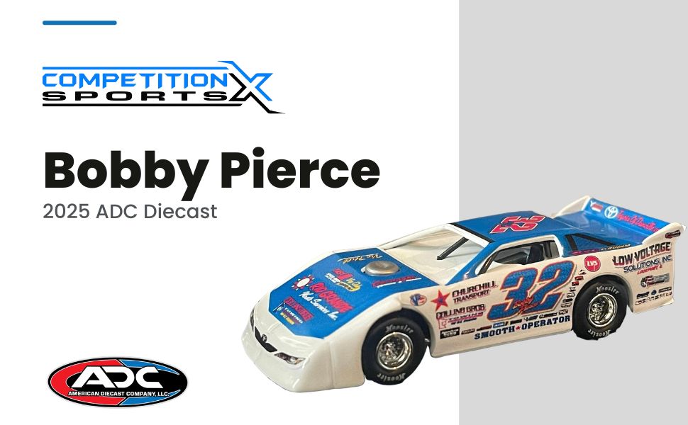 2025 Bobby Pierce Throwback 1/64 Diecast