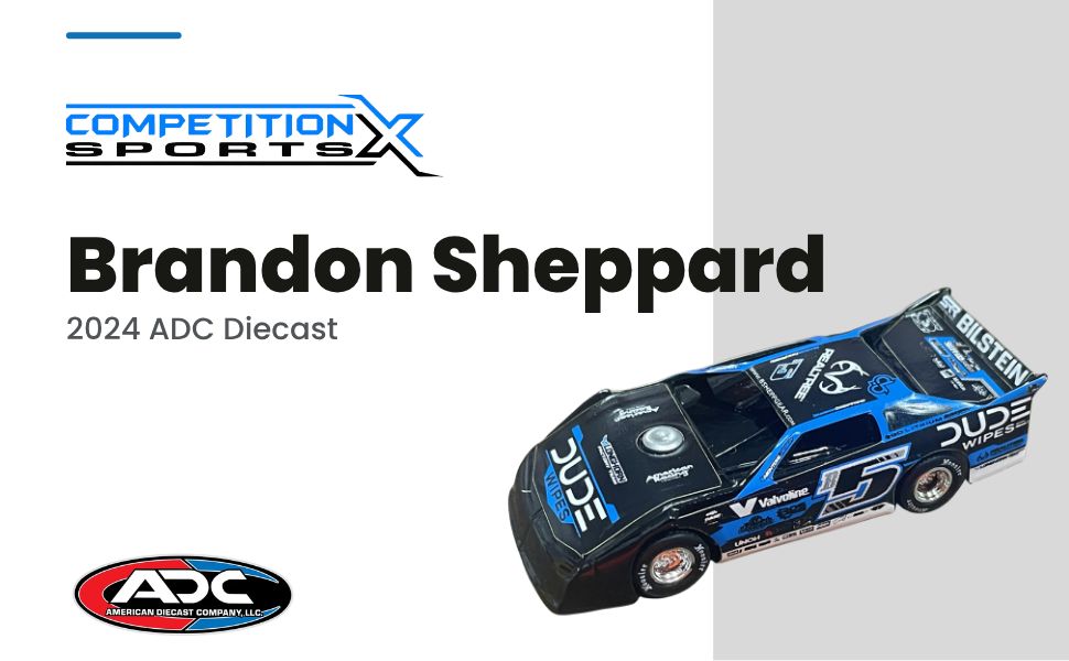 2024 Brandon Sheppard 1/64 Diecast - Dude Wipes