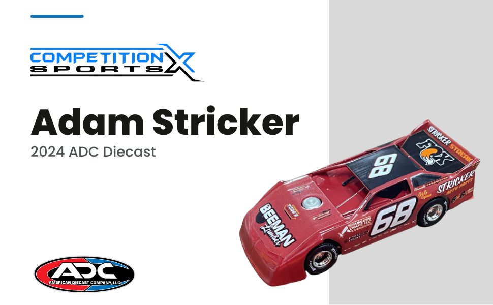 2024 Adam Stricker 1/64 Diecast (Red)