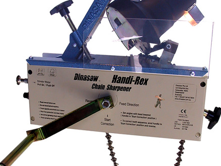 DINASAW FULLY MANUAL CHAIN SHARPENER HANDI-REX DINASAW FULLY MANUAL CHAIN SHARPENER HANDI-REX