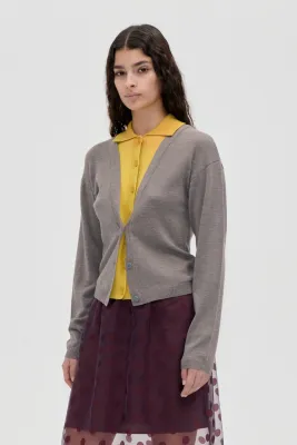 LAYERED LONG SLEEVE CARDIGAN