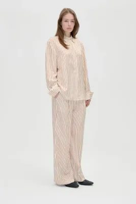 ELASTICATED WIDE PANTS
