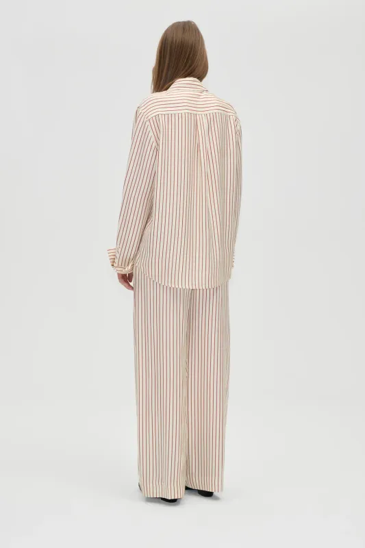 ELASTICATED WIDE PANTS