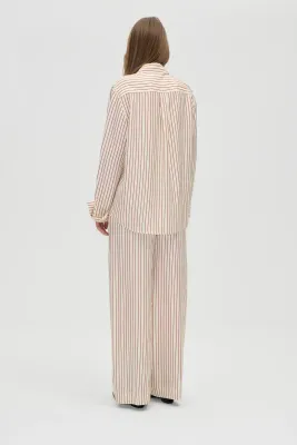 ELASTICATED WIDE PANTS