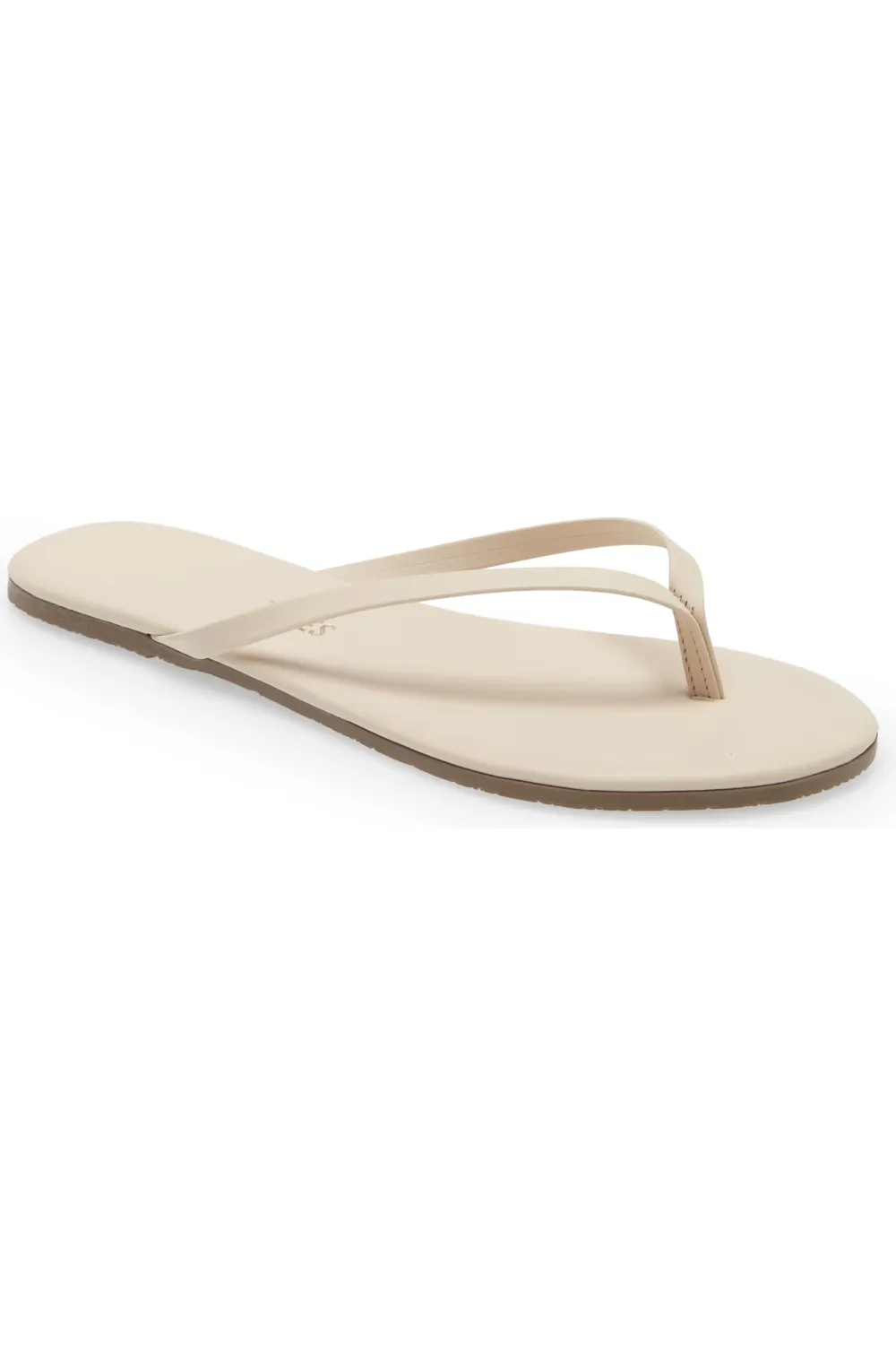 FOUNDATIONS MATTE FLIP FLOP, Color: LINEN, Size: 6