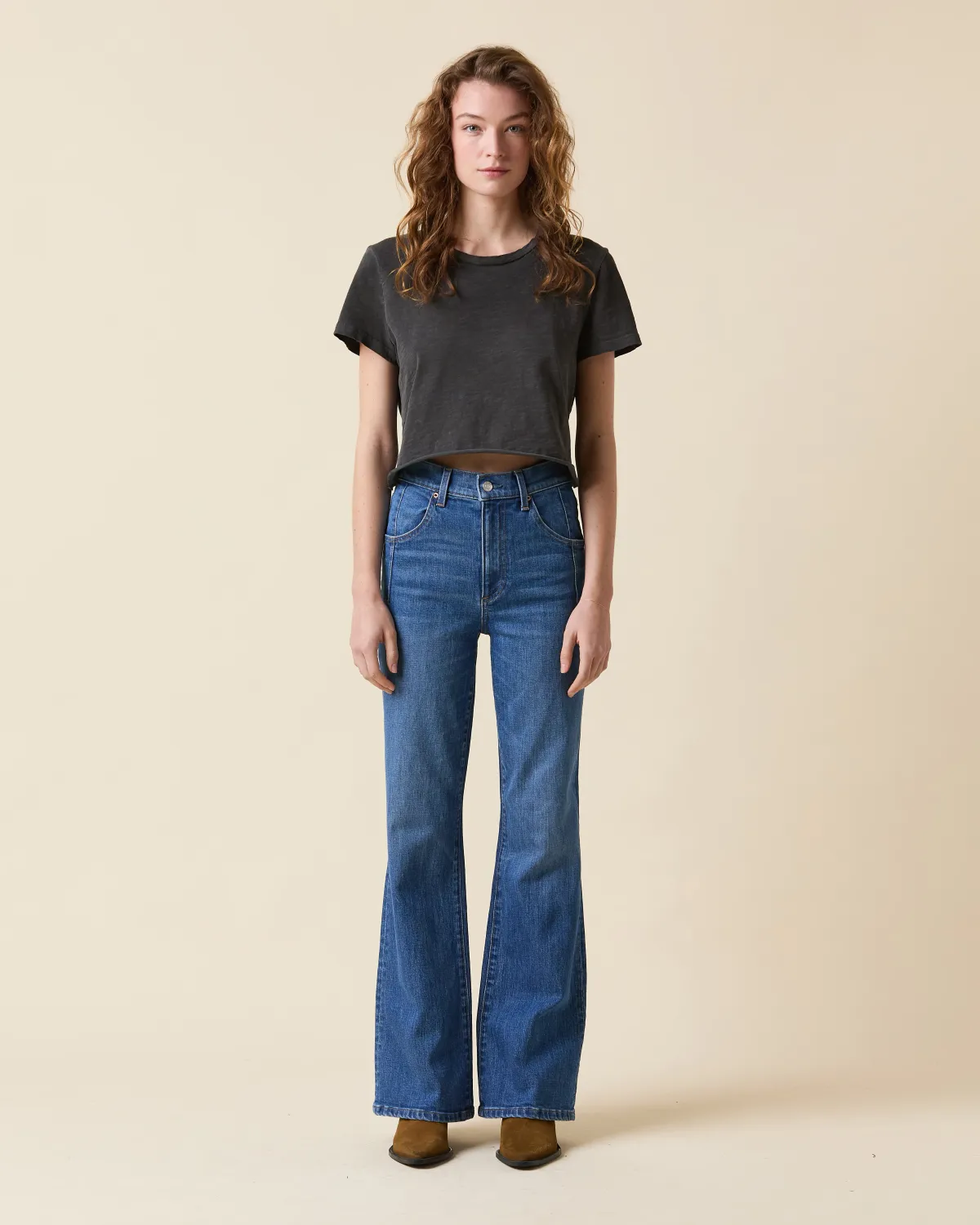 FARRAH FLARE HIGH RISE JEAN