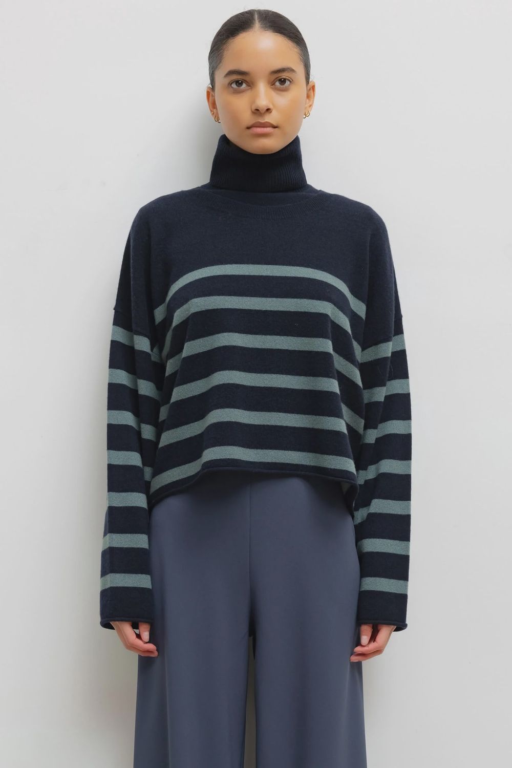 ZOE BRETON STRIPE CREW