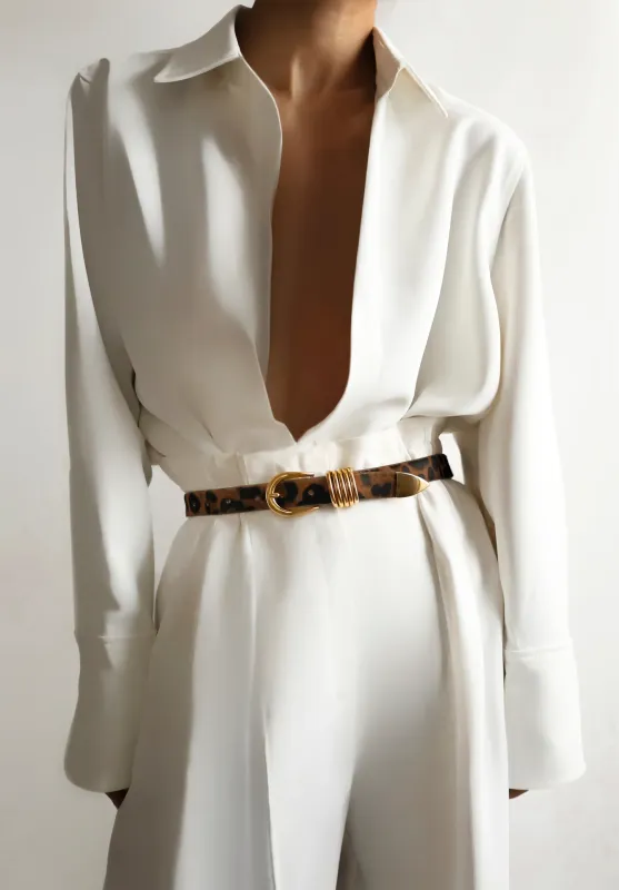 HOLLYHOCK ANIMAL GOLD BELT
