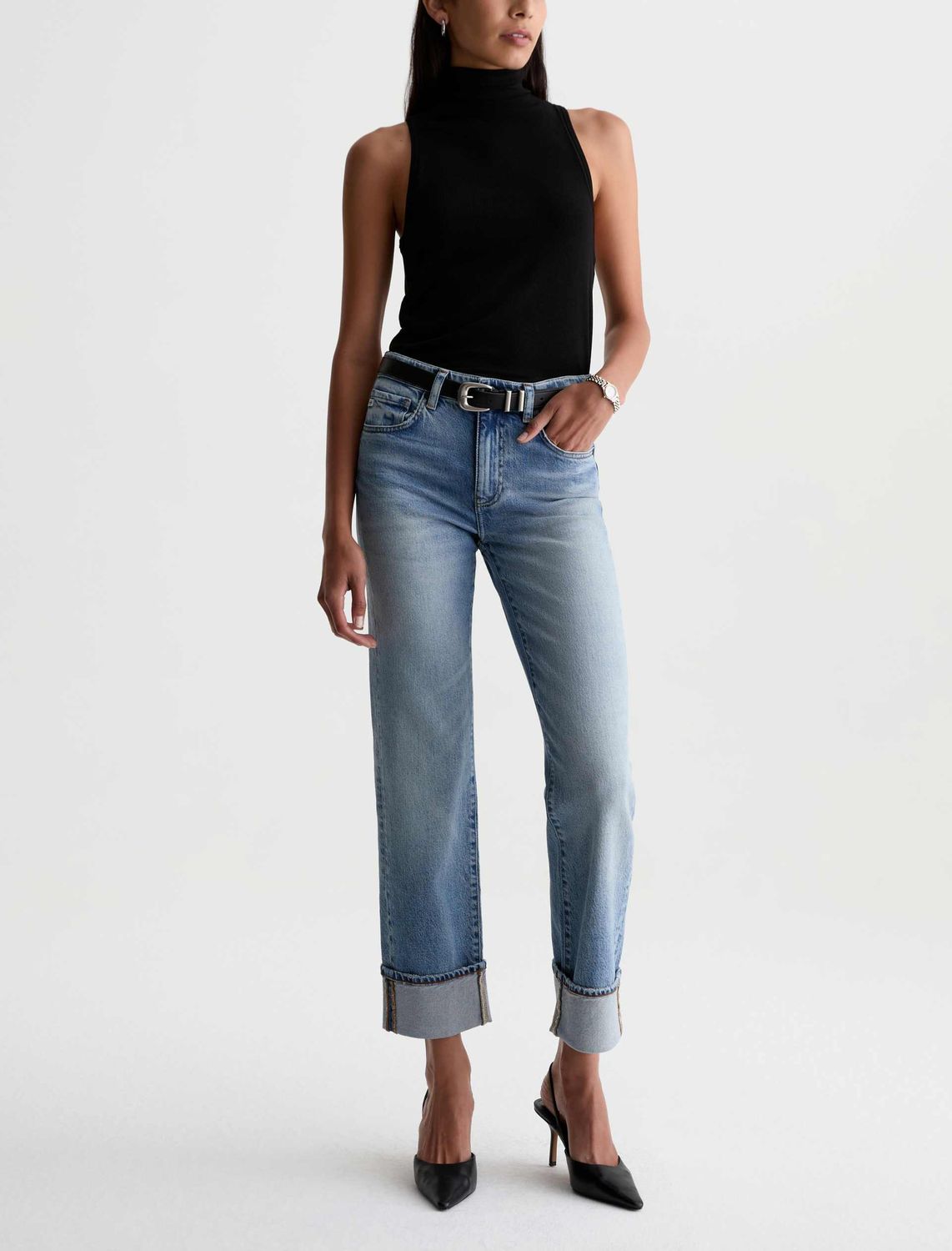 BRINLEY MID-RISE STRAIGHT JEAN