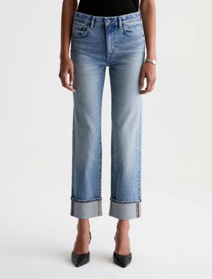 BRINLEY MID-RISE STRAIGHT JEAN