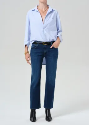 ANISSA LOW RISE STRAIGHT LEG JEAN in PIERRE