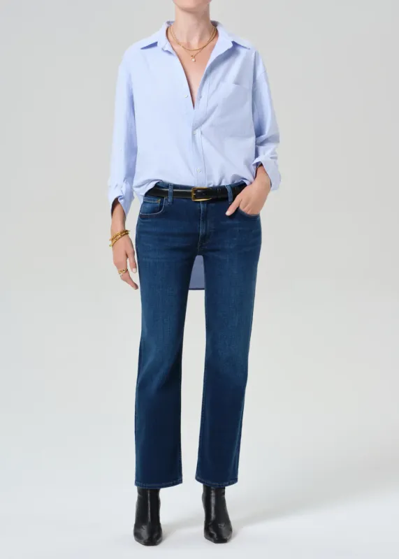 ANISSA LOW RISE STRAIGHT LEG JEAN in PIERRE