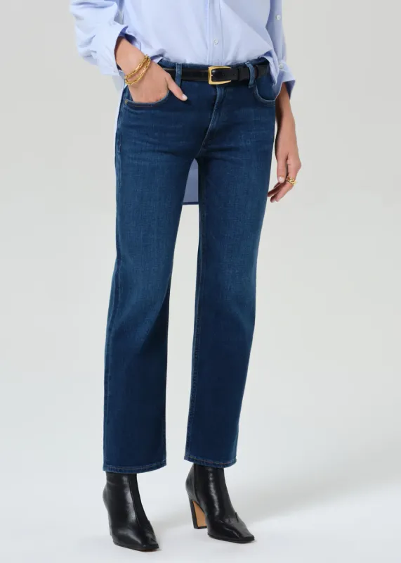 ANISSA LOW RISE STRAIGHT LEG JEAN in PIERRE