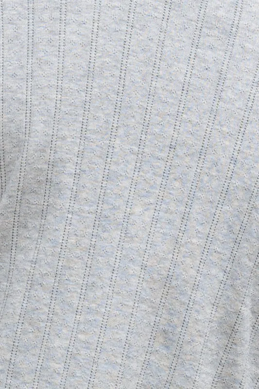POINTELLE SLIM FIT TEE