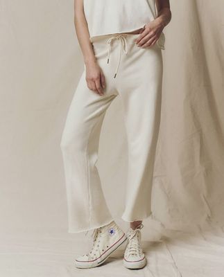THE WIDE LEG CROPPED SWEATPANT