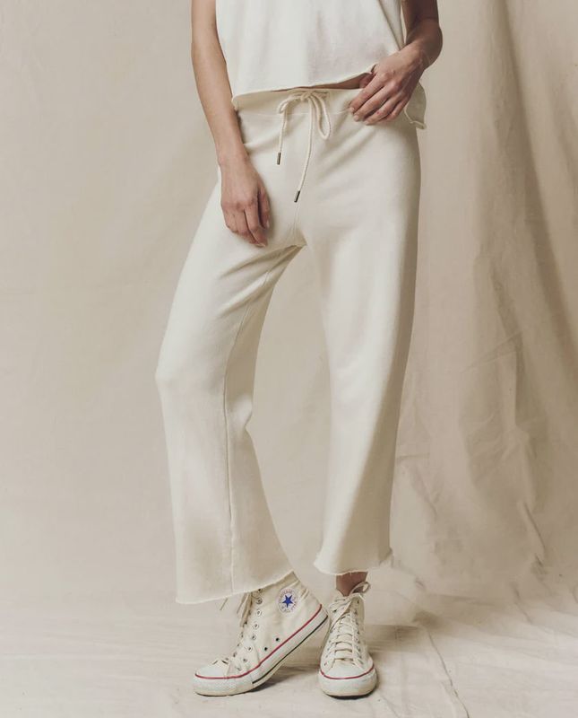 THE WIDE LEG CROPPED SWEATPANT