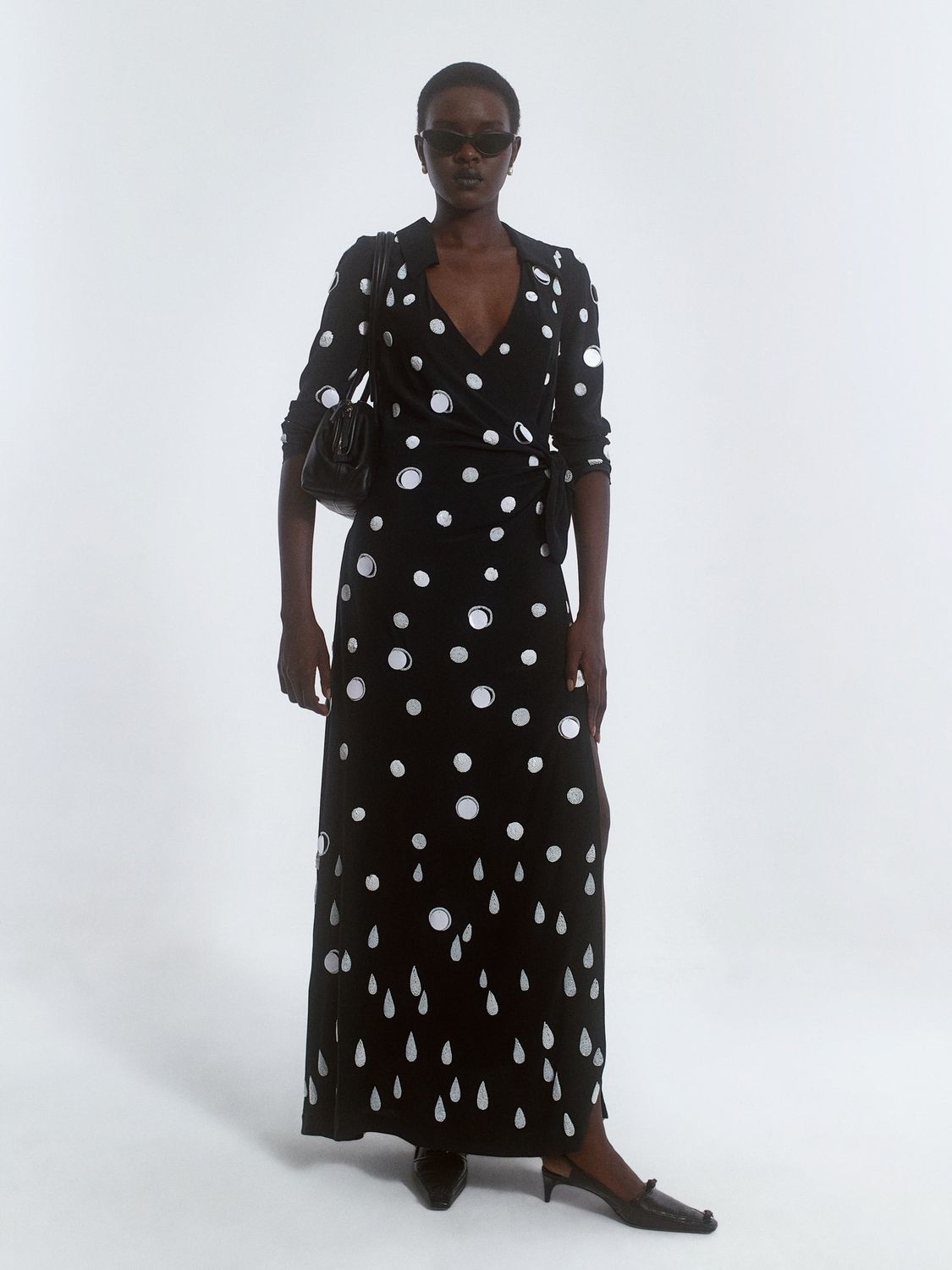 DRESS MARION POLKA EMBROIDERED