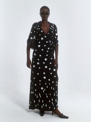 DRESS MARION POLKA EMBROIDERED