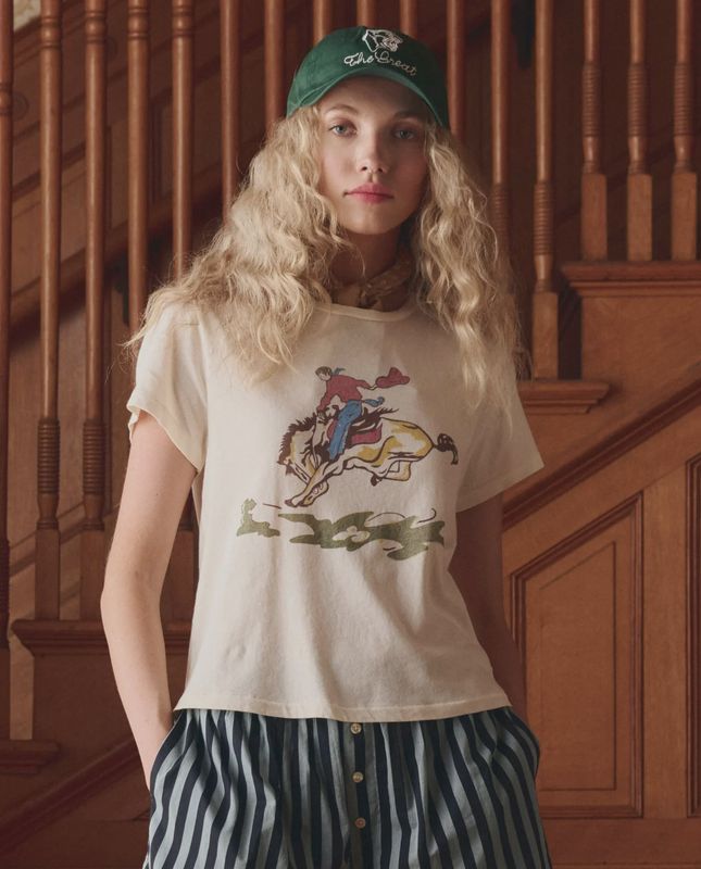THE LITTLE TEE W/ RIDER GRAPHIC