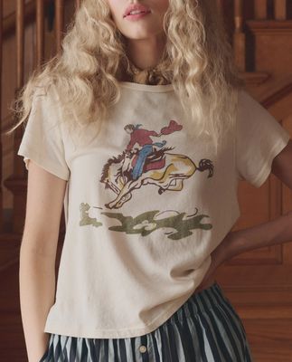 THE LITTLE TEE W/ RIDER GRAPHIC