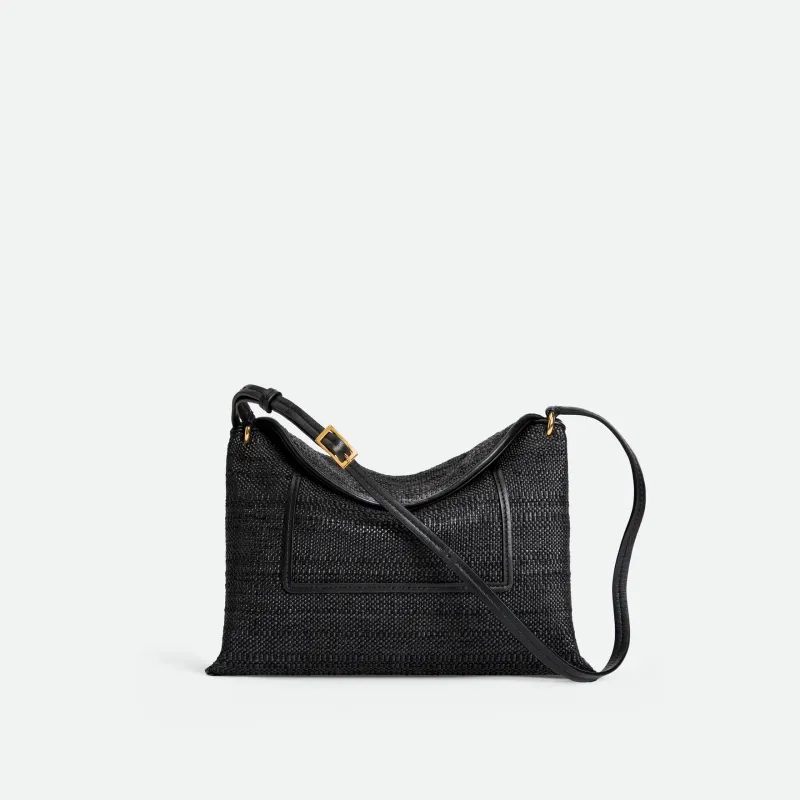PENELOPE SLOUCH BAG RAFFIA