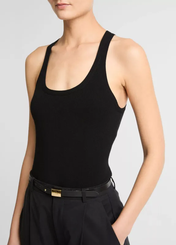 MILANO-STITCH SCOOP-NECK SWEATER TANK