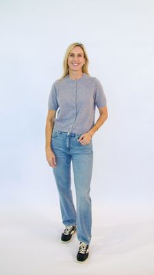 ASHTON S/S BF CREW CARDI