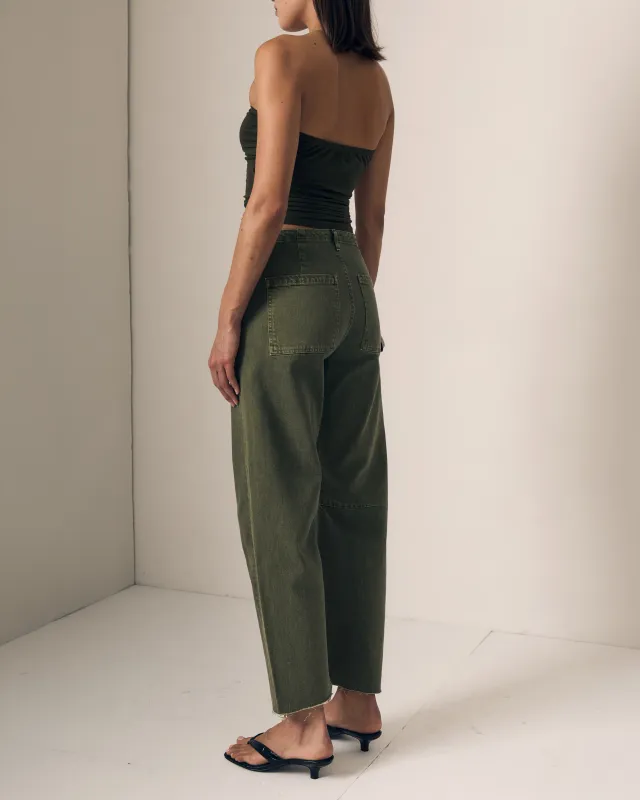 UTILITY SOFT BARREL JEAN