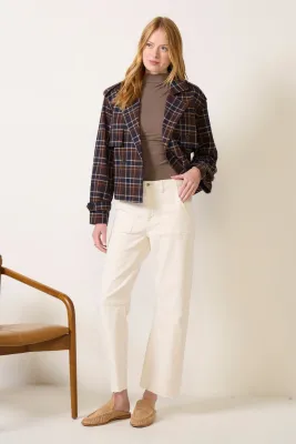 UTILITY SOFT BARREL JEAN