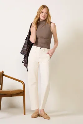 UTILITY SOFT BARREL JEAN