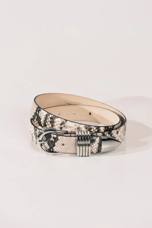 HOLLYHOCK SNAKE SILVER BELT