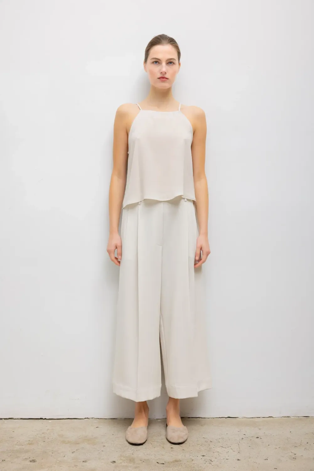 ARIELLE CROP WIDE LEG TROUSER