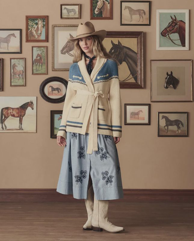 THE WESTERN RIDING CARDIGAN SWEATER