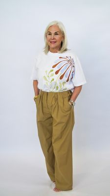 POPLIN POWER PANTS