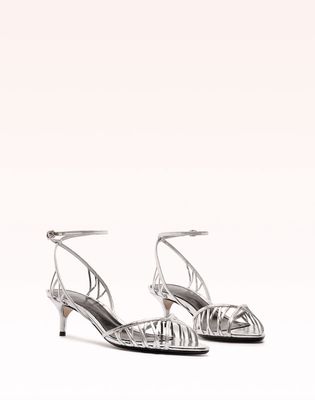 SOLENE 50 STRAPPY KITTEN HEEL