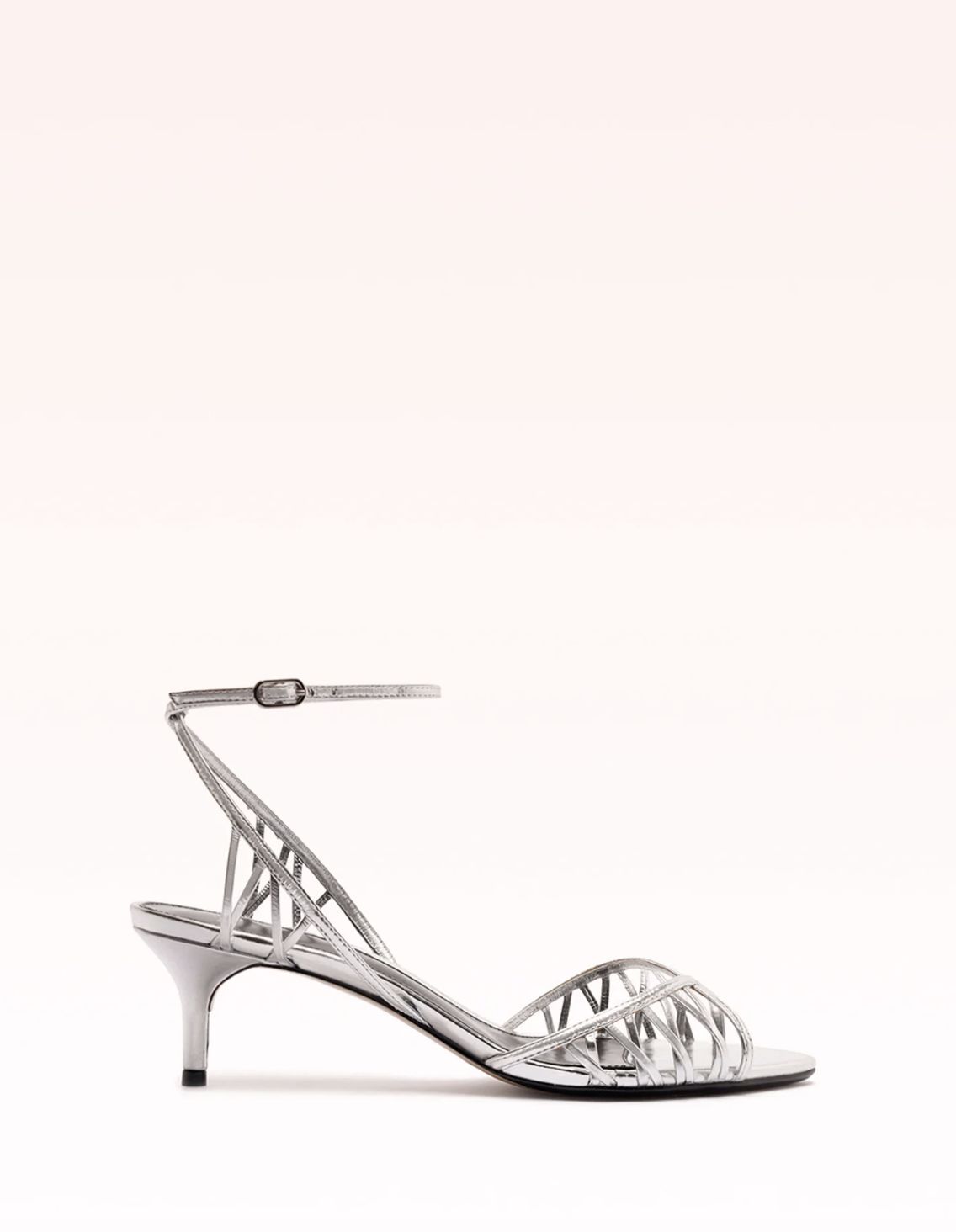 SOLENE 50 STRAPPY KITTEN HEEL