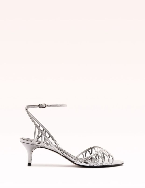 SOLENE 50 STRAPPY KITTEN HEEL