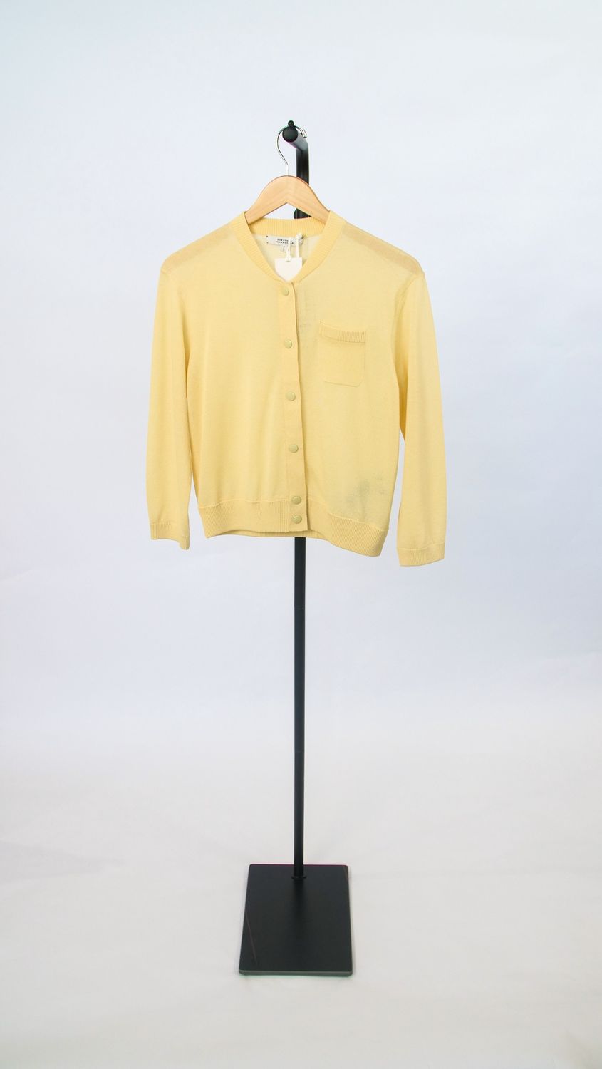 REFINED ESSENTIALS BOMBER CARDIGAN