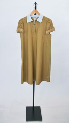POPLIN POWER DRESS