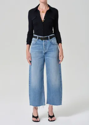 AYLA RAW HEM CROP JEAN